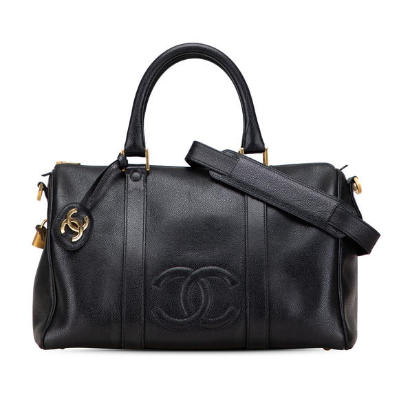 Pre-Loved Chanel CC Caviar Boston Bag - Picture 1 of 10